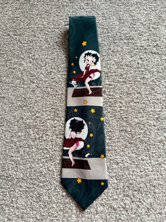 Novel ties Other - Betty Boop Black Novelty Necktie | Betty & Pudgy Collectible